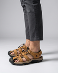 Caleb | Cushioned Comfort Men’s Sandals for Long Wear
