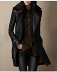 Women's Coat Long Winter Faux-Fur Hooded | Outerwear - Image 1