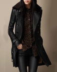 Women's Coat Long Winter Faux-Fur Hooded | Outerwear - Image 5