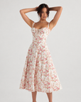 Women's Homecoming Dress Corset Bustier Mini | Floral