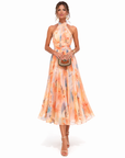 Women's Homecoming Dress Long Sleeve Maxi | Floral Dress - Image 1