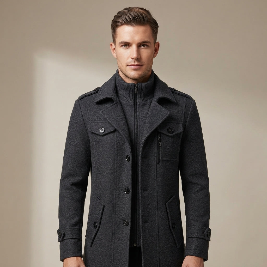William | Men's Coat with Versatile Winter Style