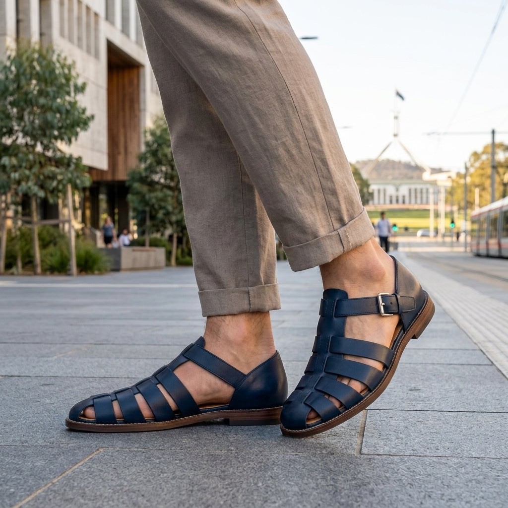 Oliver | Men's Sandals – Leather Summer Style
