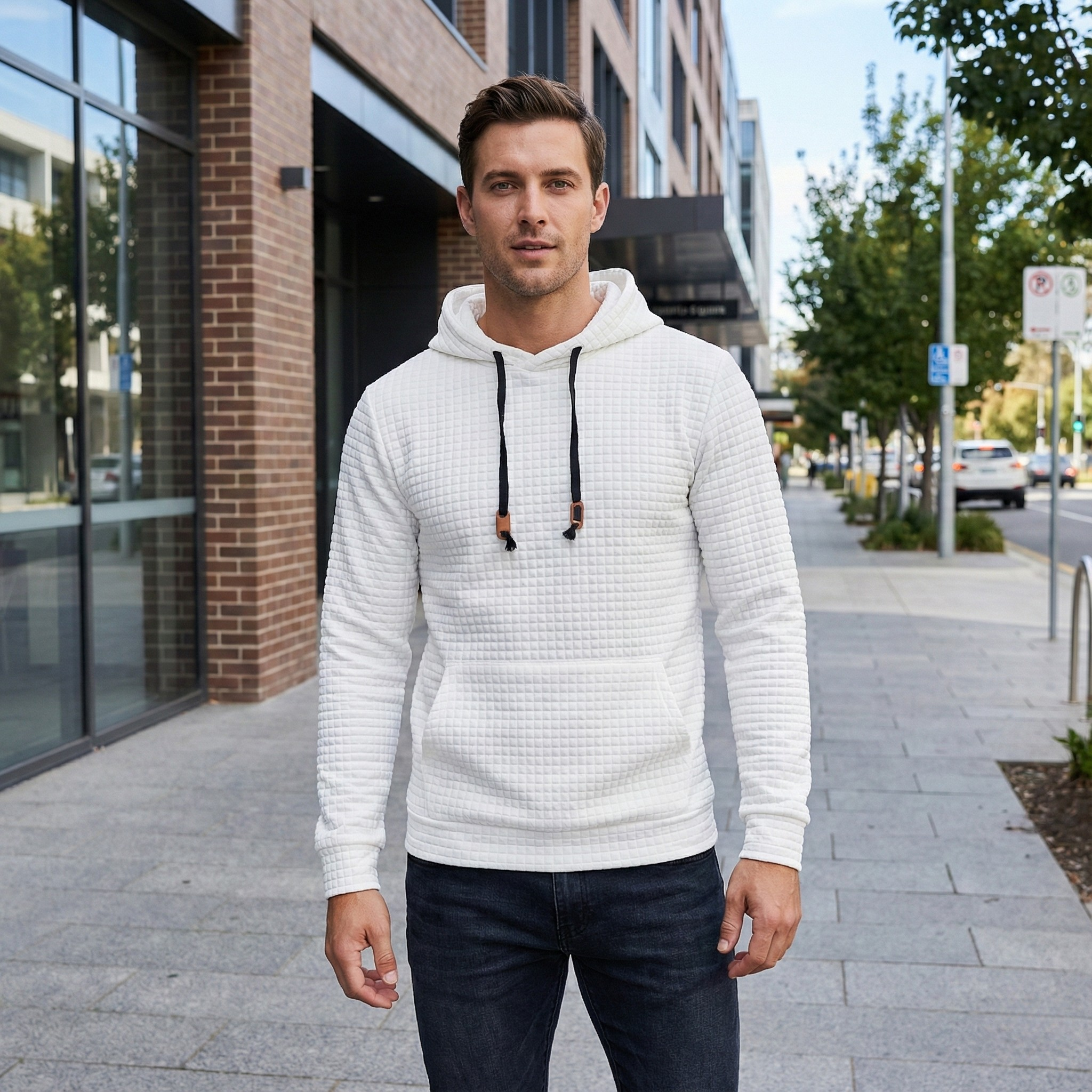 Charlie | Stylish Waffle Men's Hoodie Collection