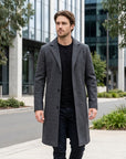 Xavier | Long Men's Coat for Stylish Warmth