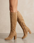 Matilda | Women's Genuine Leather Knee High Boots – Equestrian Style