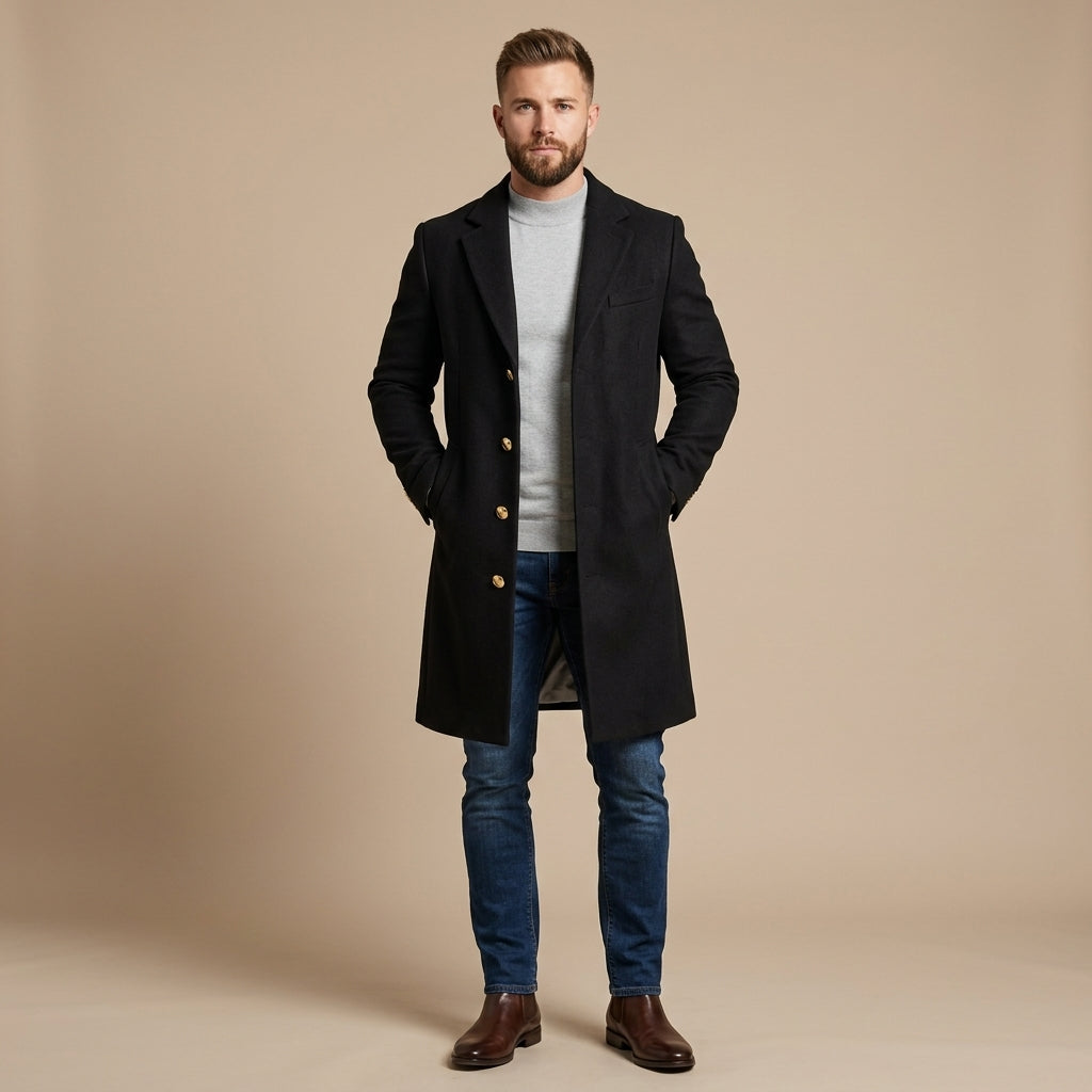 Fletcher | Men's Coat for Classic Overcoat Warmth