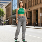 Lily | High Waist Straight Leg Jeans