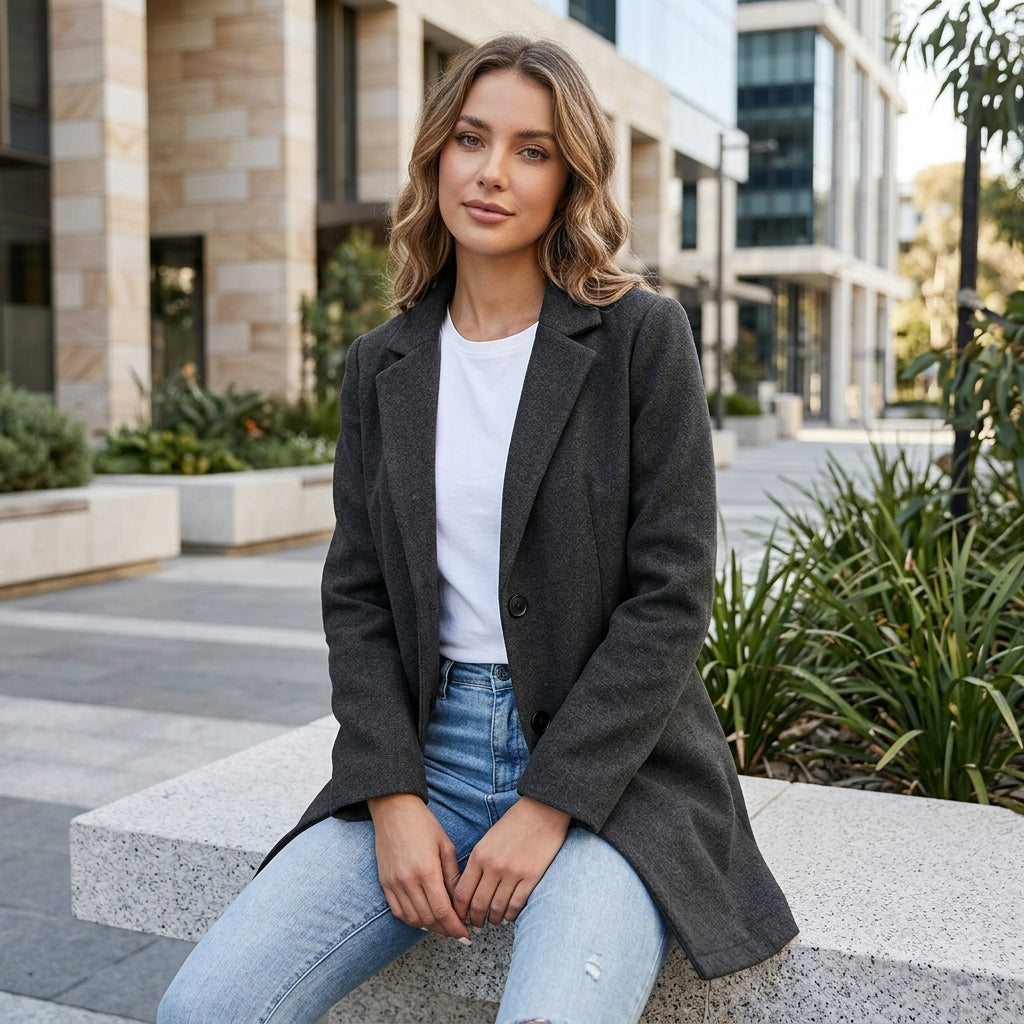 Piper | Longline Slim-Fit Women's Blazer