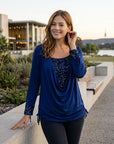 Nadia | Women’s Blouse with Elegant Sequin Detail