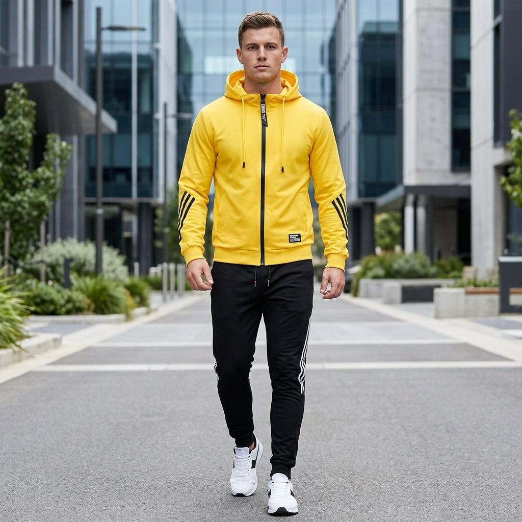 Flynn | Men's Tracksuit – Hooded Jacket &amp; Slim-Fit Joggers for All Activities