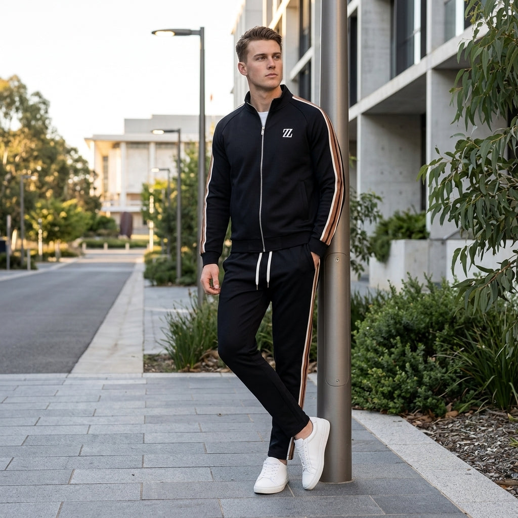 Jack | Men's Tracksuit – Zip-Up Jacket &amp; Elastic-Waist Trousers for Sport &amp; Leisure