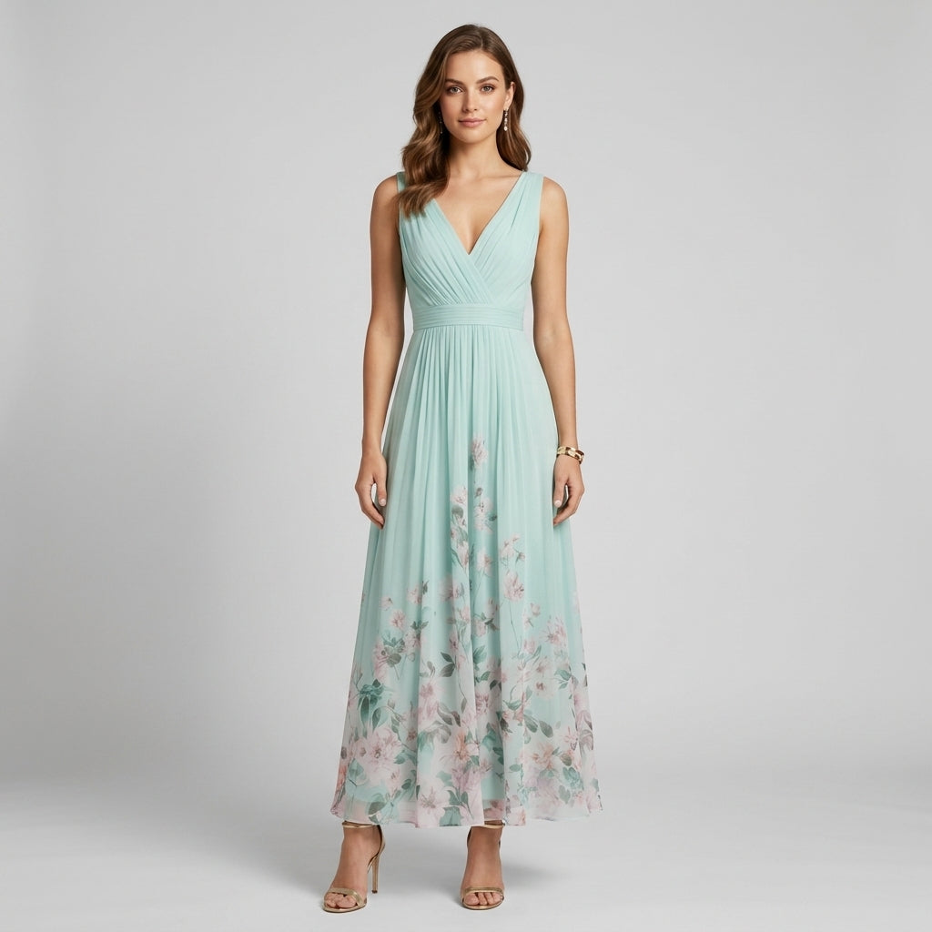 Isla | Floral A-Line Wedding Guest Dress