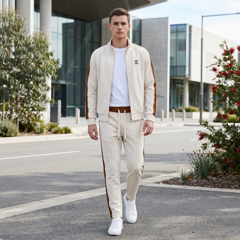 Hugo | Men's Tracksuit – High-Neck Zip Jacket &amp; Elastic Pants for Comfort &amp; Style