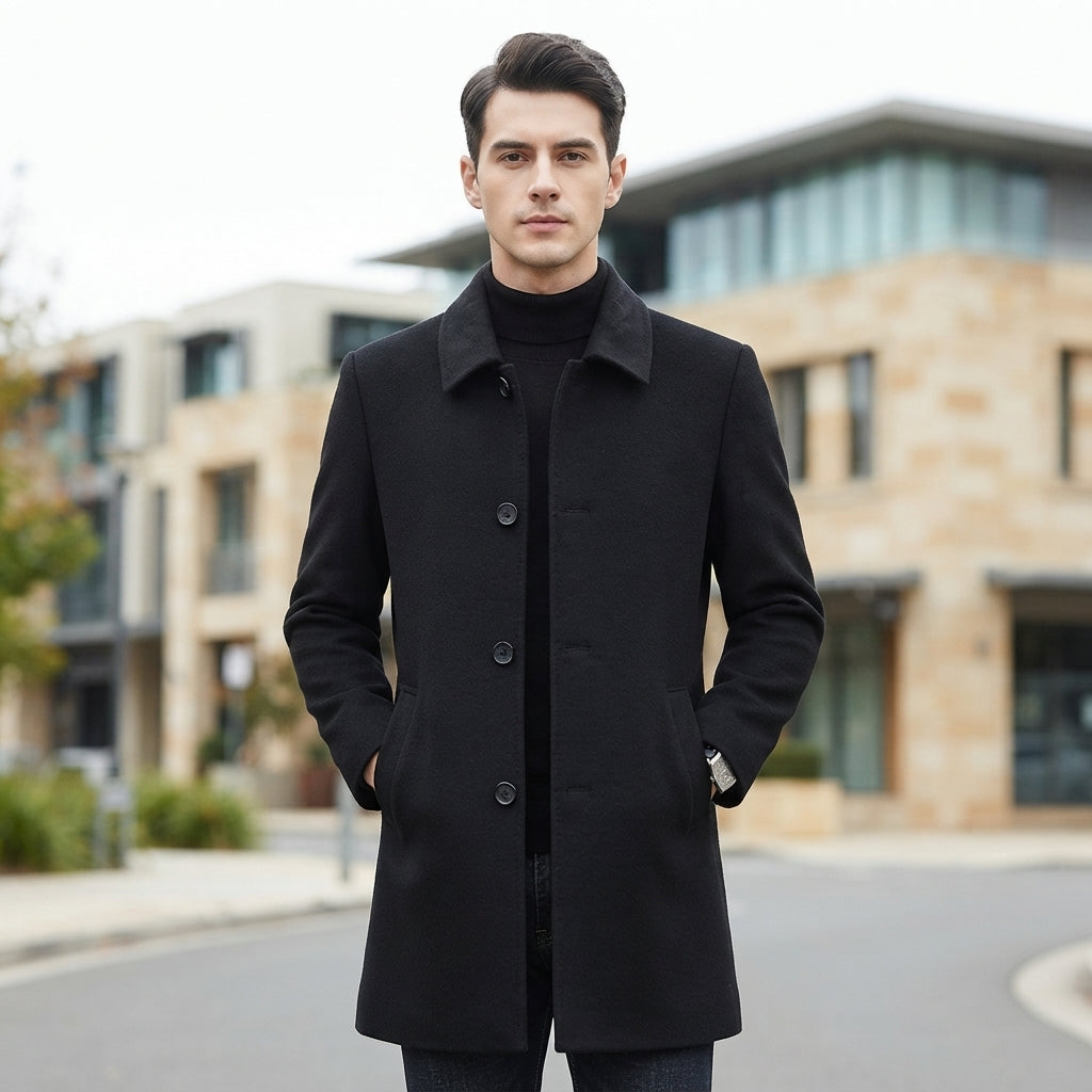 Noah | Men's Coat with Tailored Sophistication
