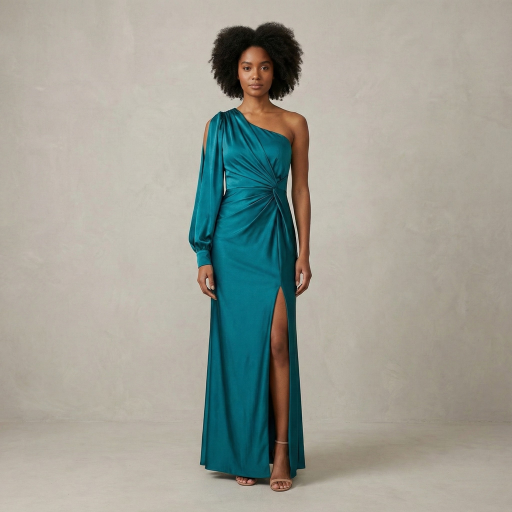 Chloe | Long Sleeve Maxi Dress with Sleeves