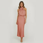 Lena | Off-shoulder Midi Dress