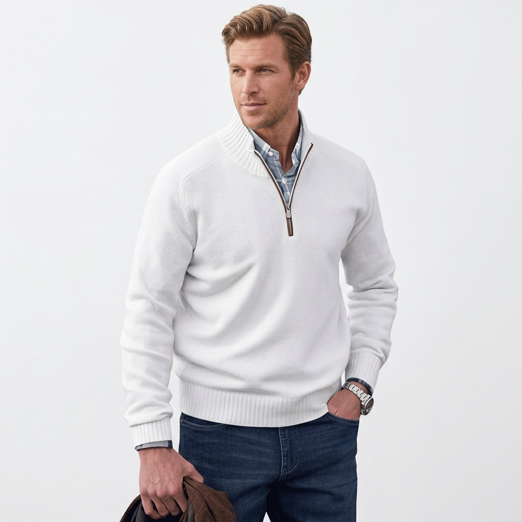 Zayne | Half Zip Men's Sweater for Versatile Wear