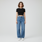 Emma | High-Waist Straight-Leg Jeans