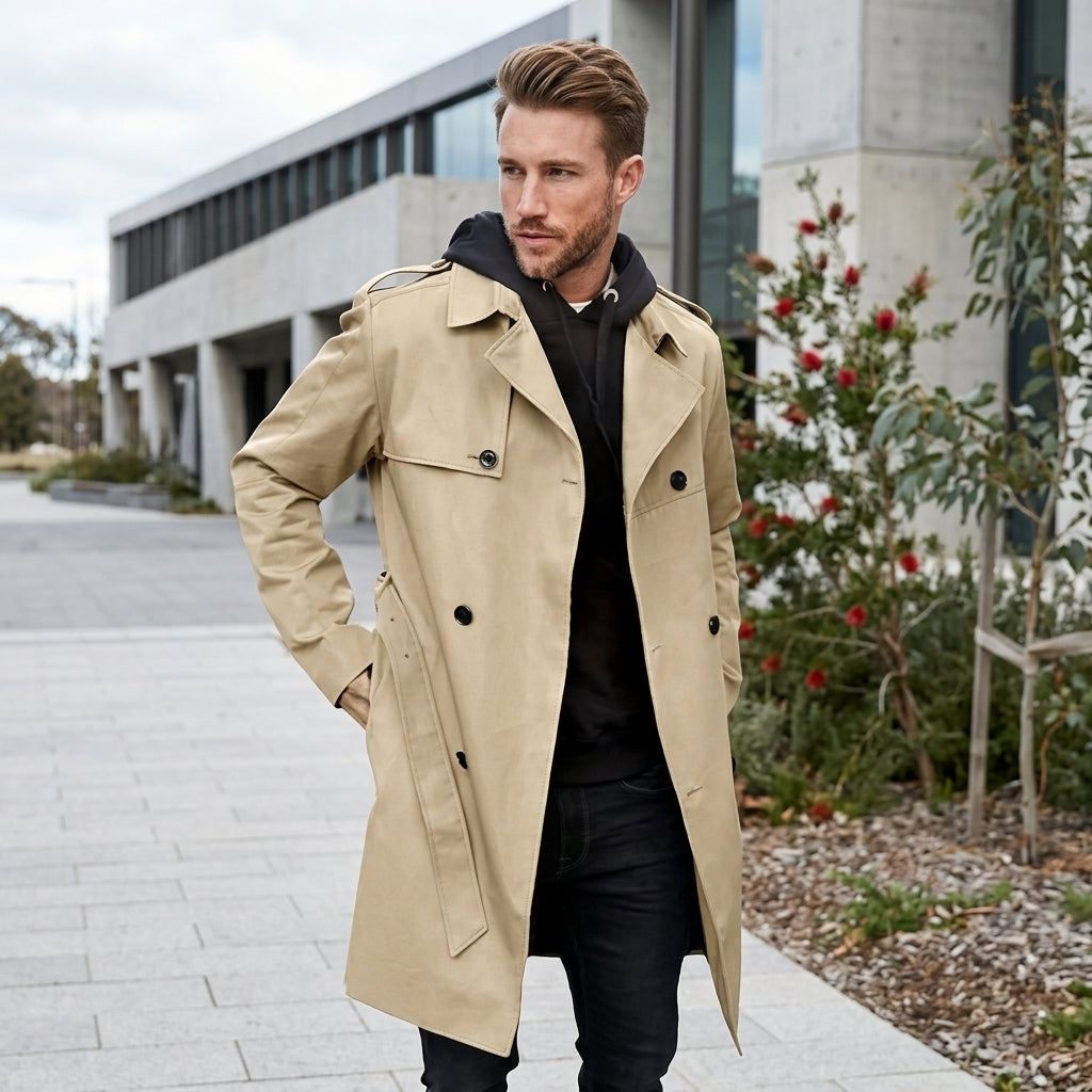 Angus | Classic Trench Men's Coat for Every Occasion