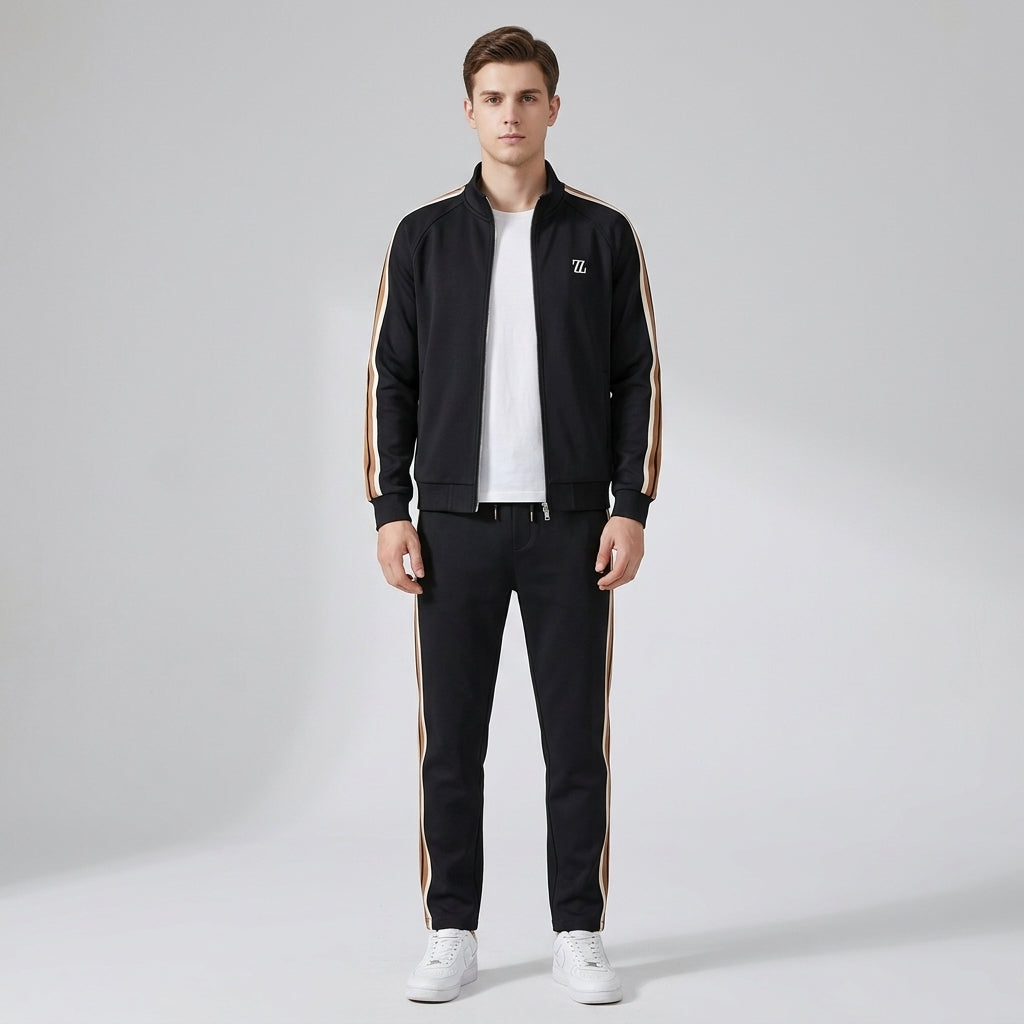 Hugo | Men's Tracksuit – High-Neck Zip Jacket &amp; Elastic Pants for Comfort &amp; Style