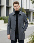 Beau | Men's Coat Classic Mid-Length Cut