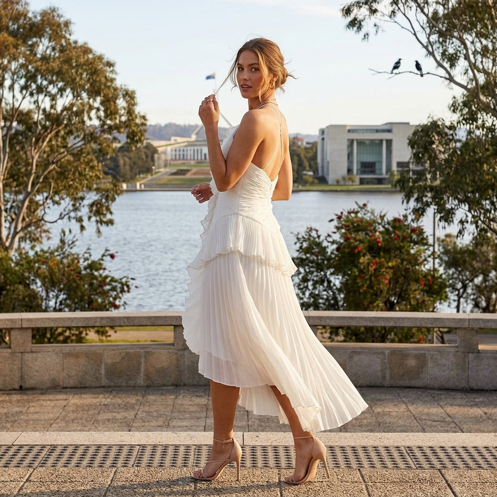 Bonnie | Classic Maxi Dress for Timeless Style