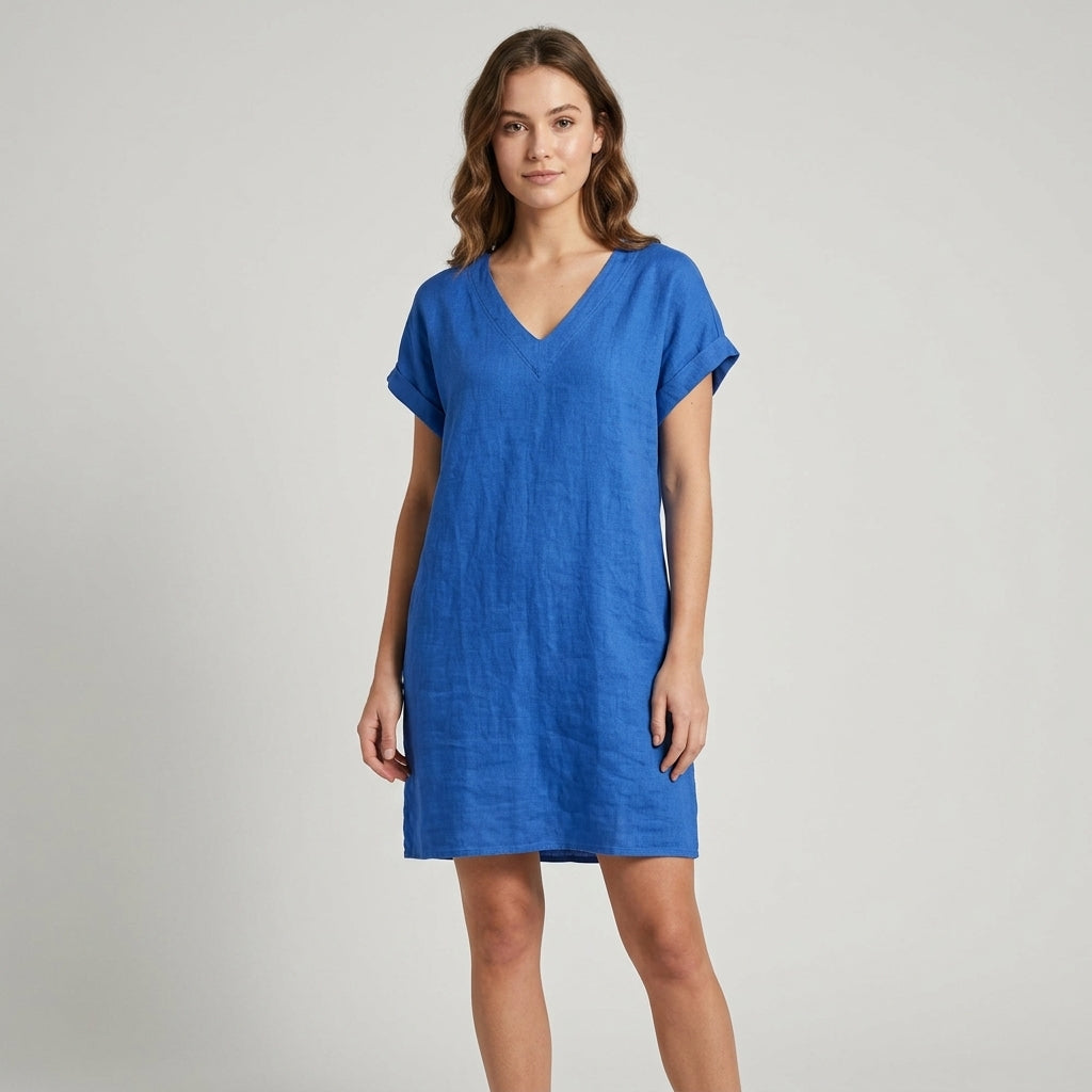 Imogen | Women's Summer Dress in Cotton Linen