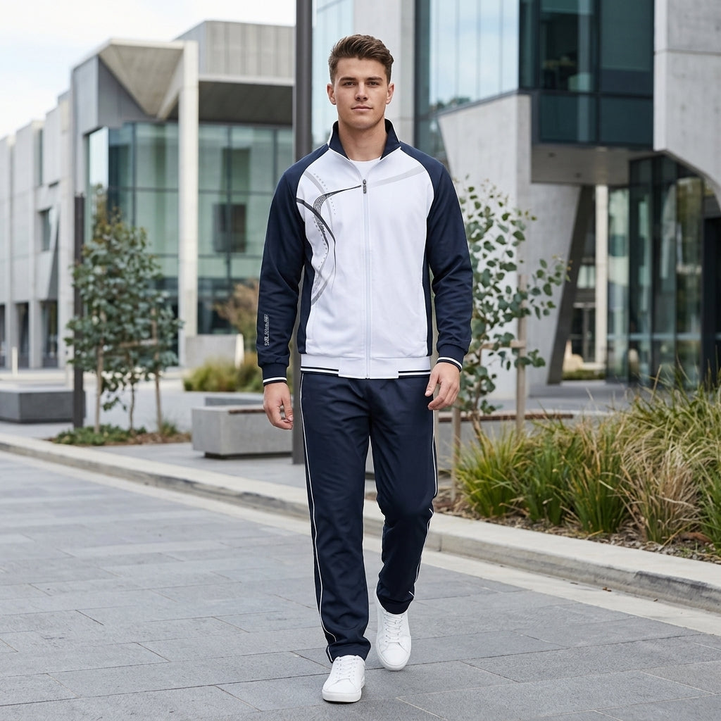 Thomas | Men's Tracksuit – Zip Jacket &amp; Elastic-Waistband Trousers for Sport &amp; Leisure
