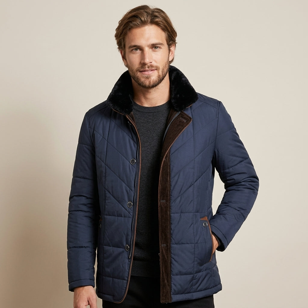 Archer | Men's Coat for Elegant Quilted Design