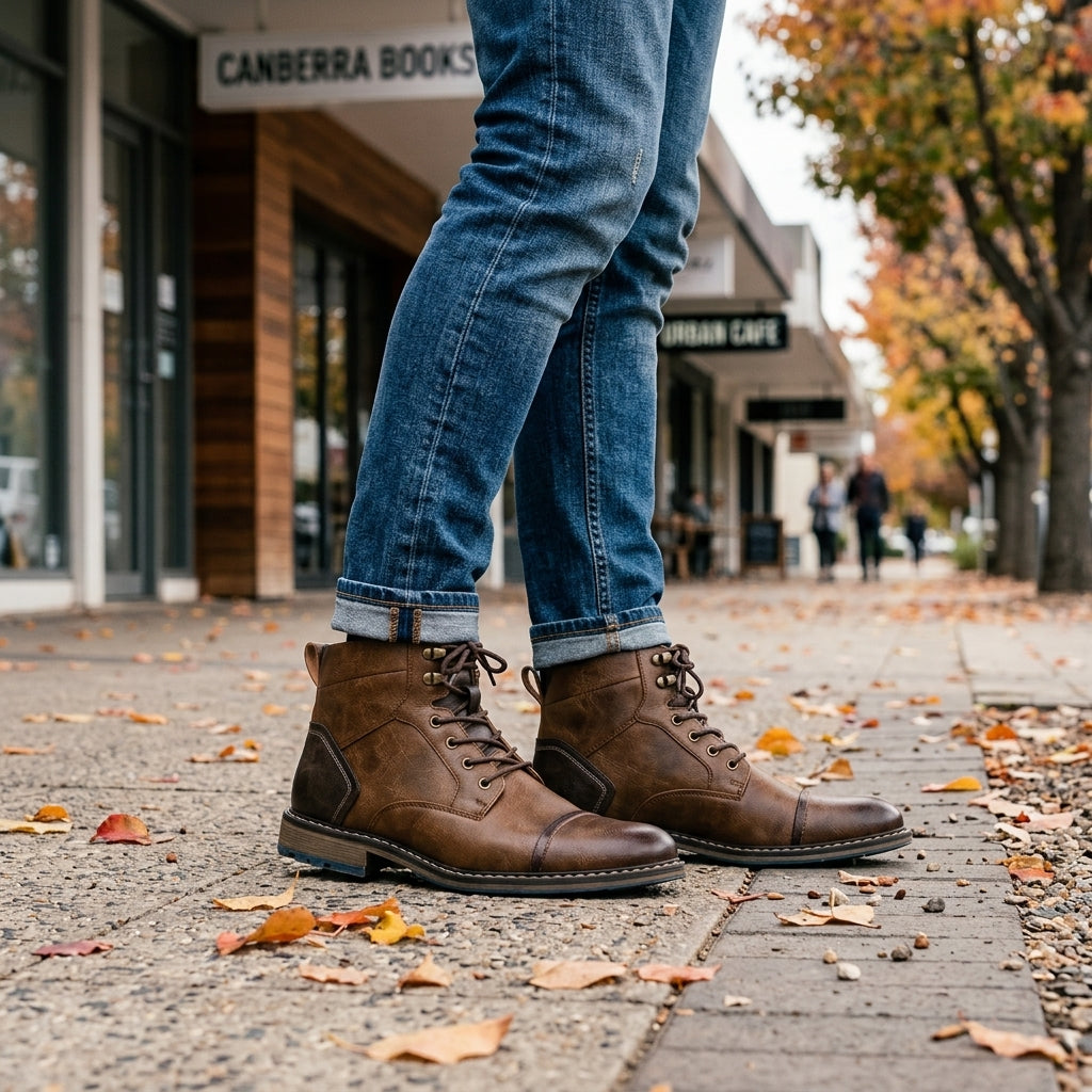 Knox | Rugged Men’s Shoes with Modern Ankle Design