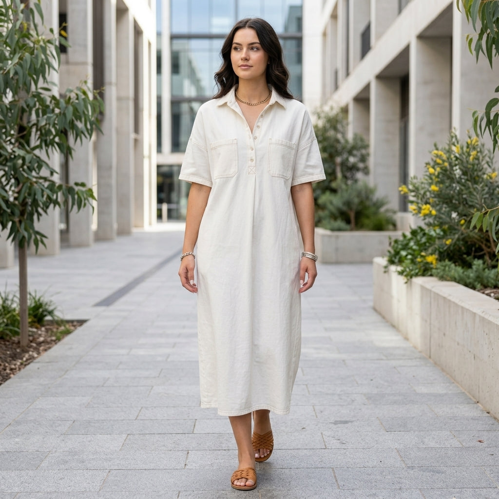 Sienna | Denim Dress with Casual Elegance