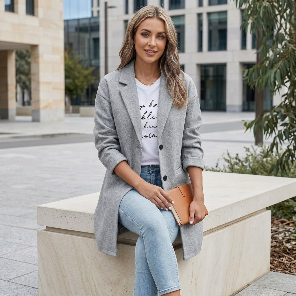 Piper | Longline Slim-Fit Women's Blazer