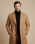 Cooper | Men's Coat with Long Wool Warmth