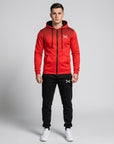 Riley | Men's Tracksuit – Zip Hoodie & Sweatpants Gym Set with Adjustable Waistband