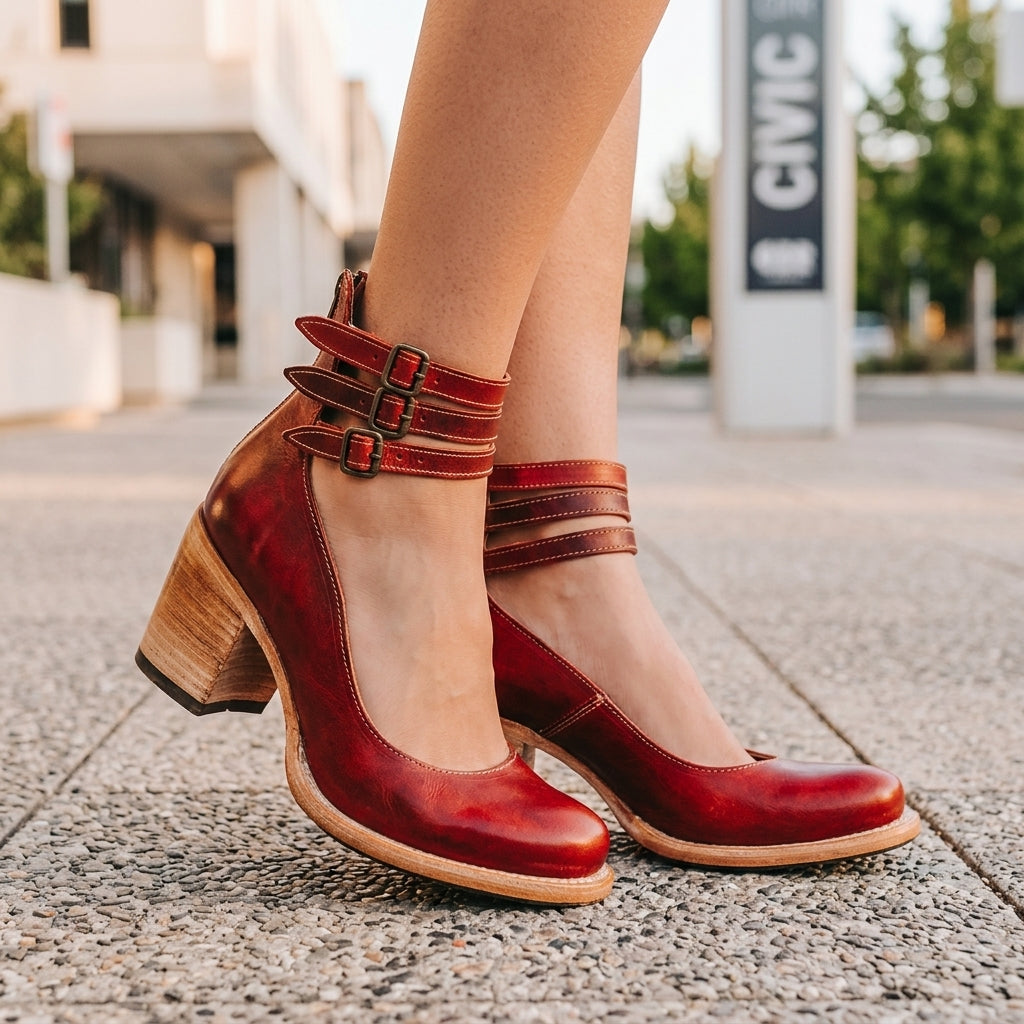 Danica | Women’s Sandals with Elegant Block Heel Design