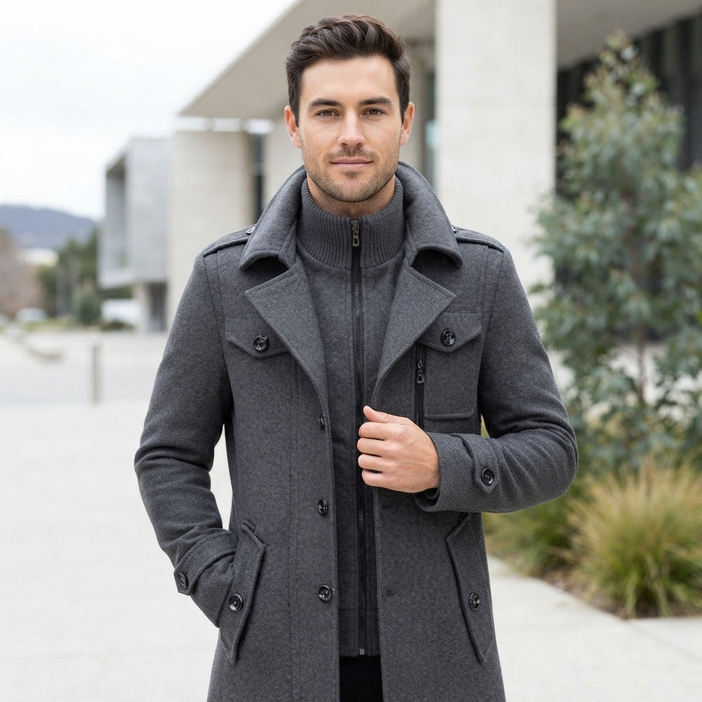 William | Men's Coat with Versatile Winter Style