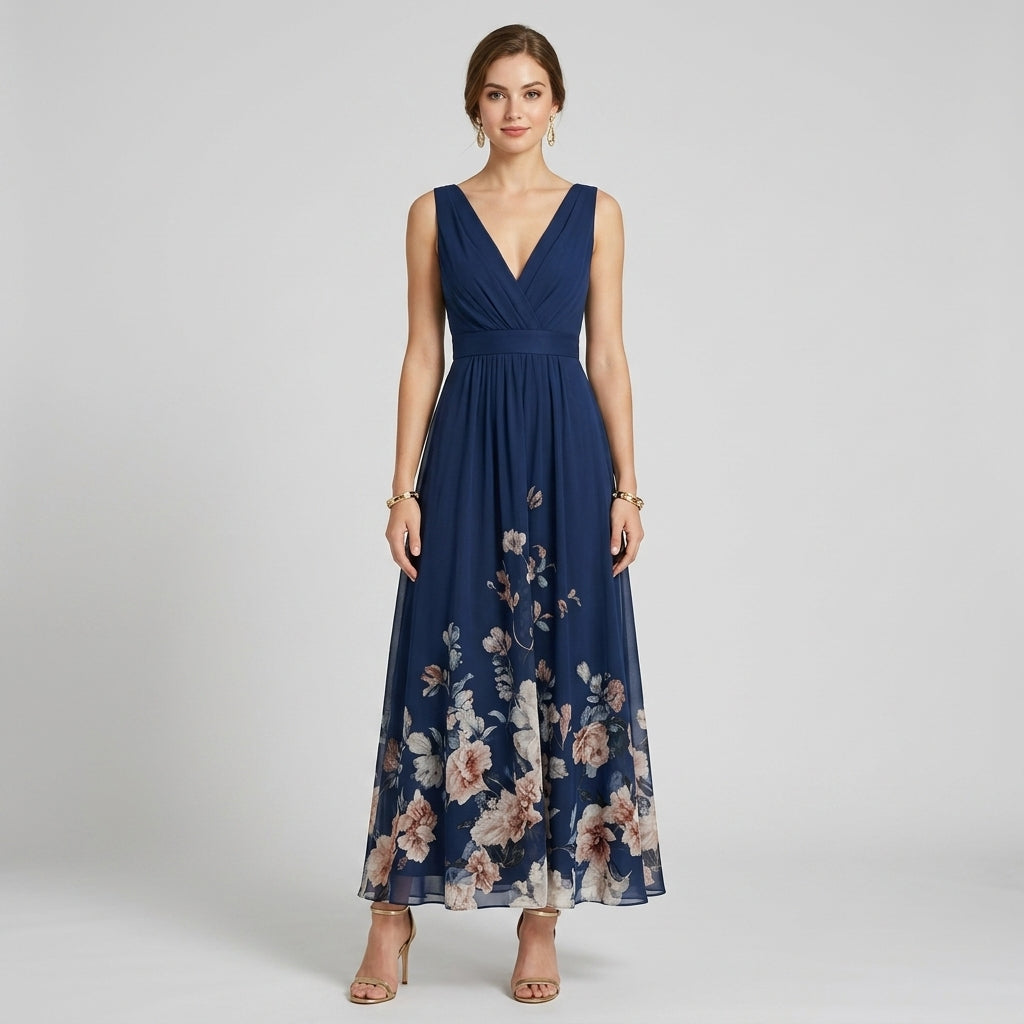 Isla | Floral A-Line Wedding Guest Dress
