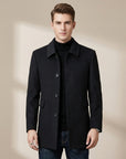 Beau | Men's Coat Classic Mid-Length Cut