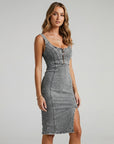 Isla | Denim Dress with Defined Silhouette