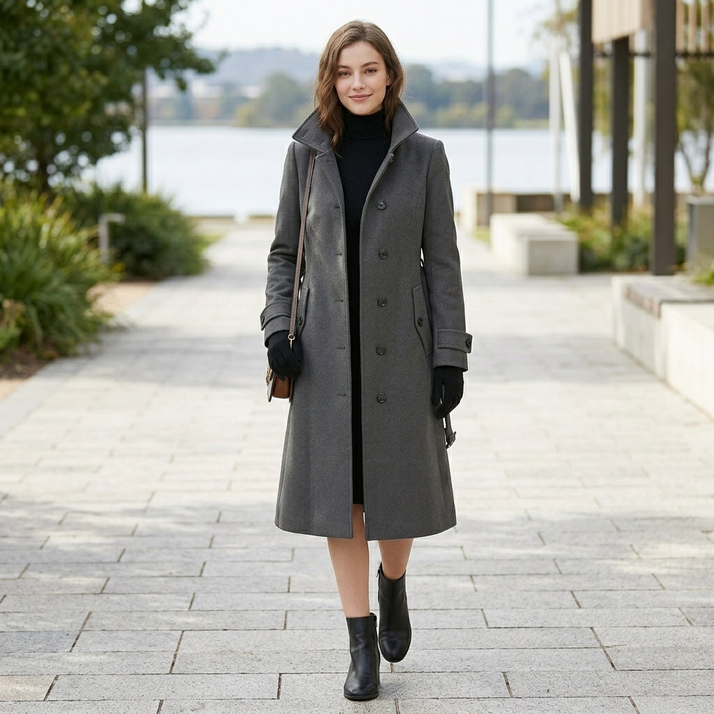 Sophia | Long Warm Trench Coat Women