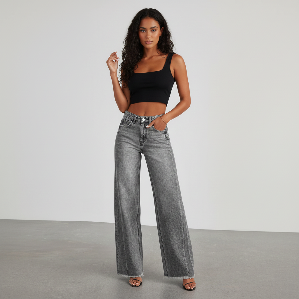 Olivia | High Waisted Wide Leg Jeans Women