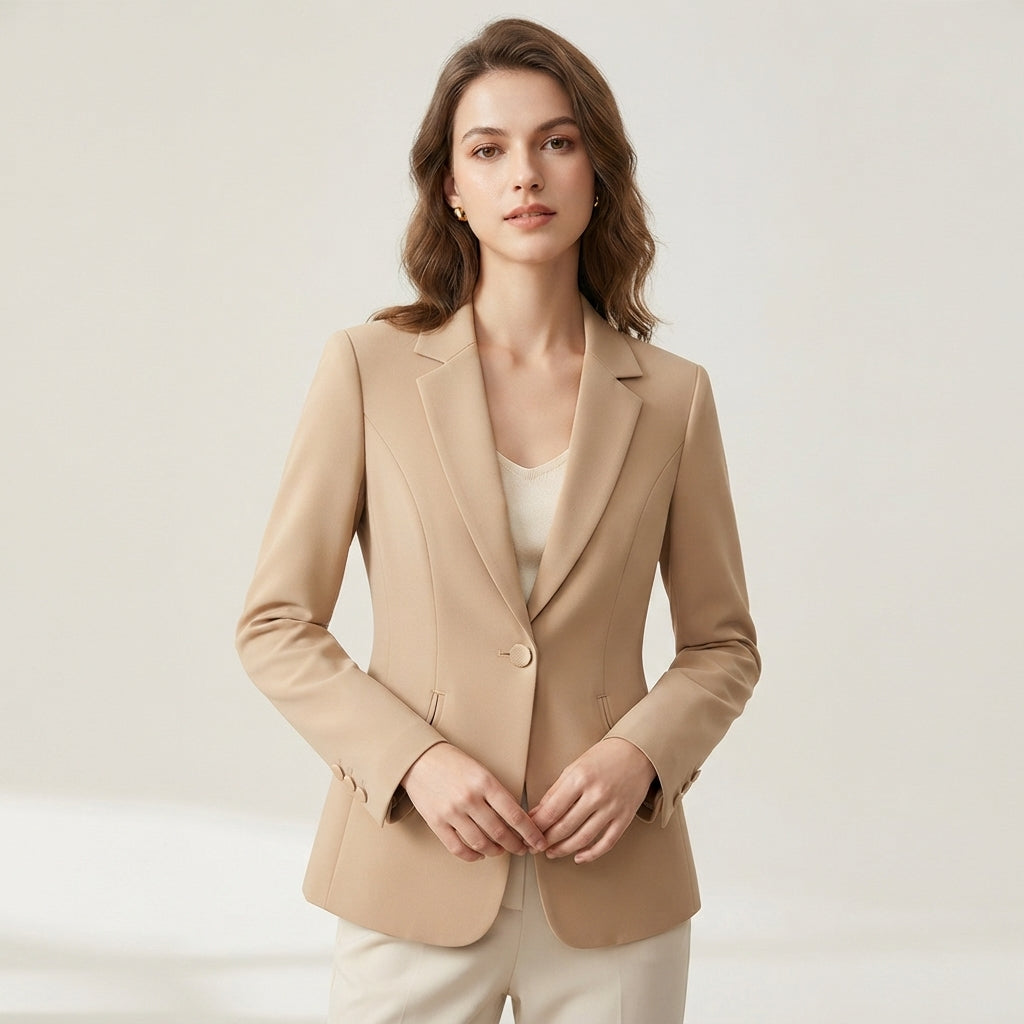 Grace | Müheloser weißer Damenblazer