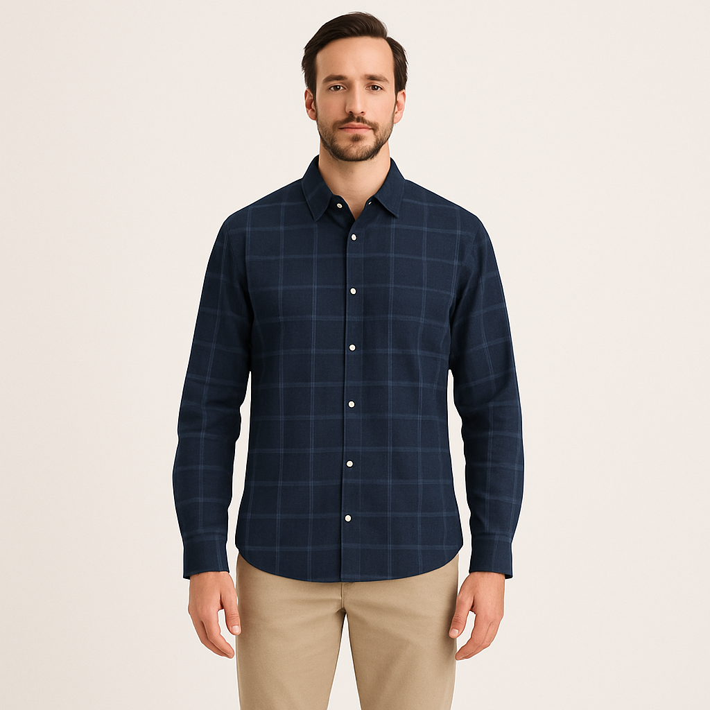 Ethan - Spring Shirt With Check Pattern