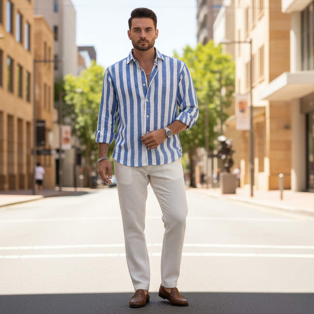 Mason | Men's Shirts with Striped Design