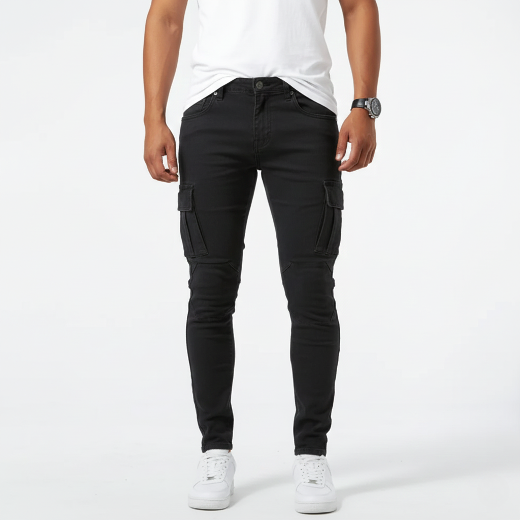 Joshua | Men's Cargo Jeans with Practical Pockets