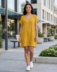 Imogen | Women's Summer Dress in Cotton Linen