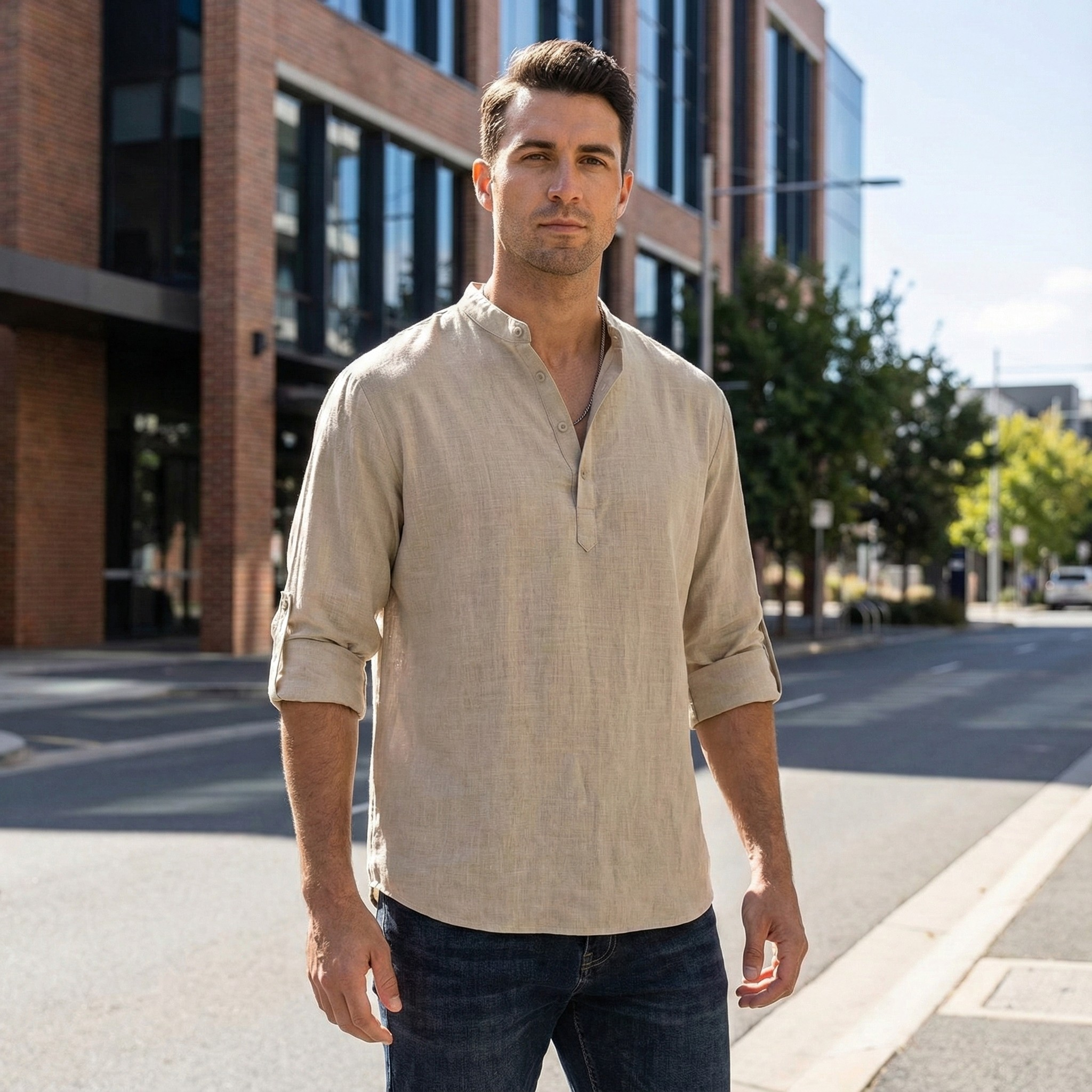 Aiden | Long Sleeve Shirt for Men