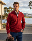 Zayne | Half Zip Men's Sweater for Versatile Wear