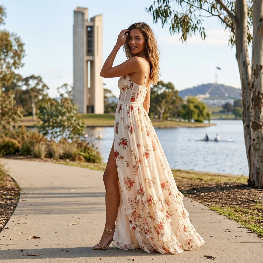 Indie | Floral Maxi Dress for Summer Style
